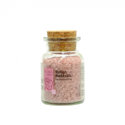 Badesalz Plima Rose im Glas (160gr)